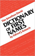 The Jonathan David Dictionary of First Names